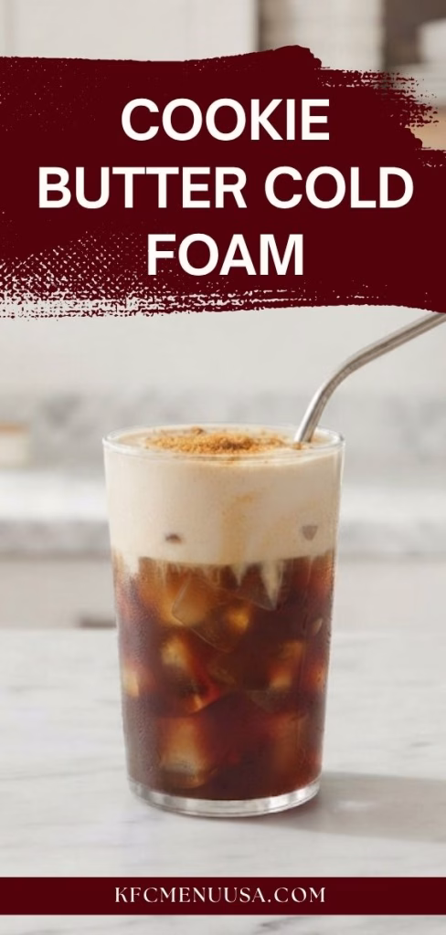 Cookie Butter Cold Foam Recipe