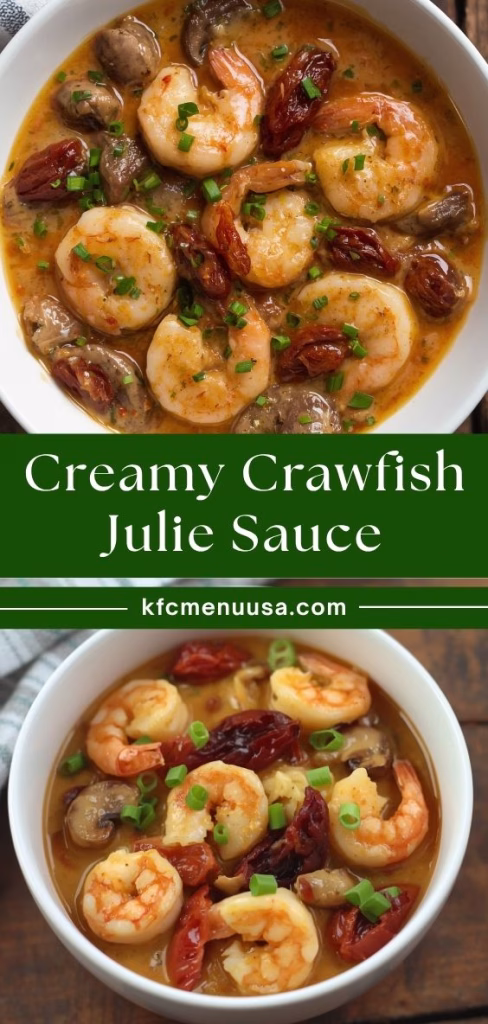 Creamy Crawfish Julie Sauce Recipe