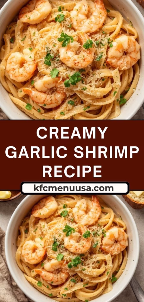Creamy Garlic Shrimp Recipe