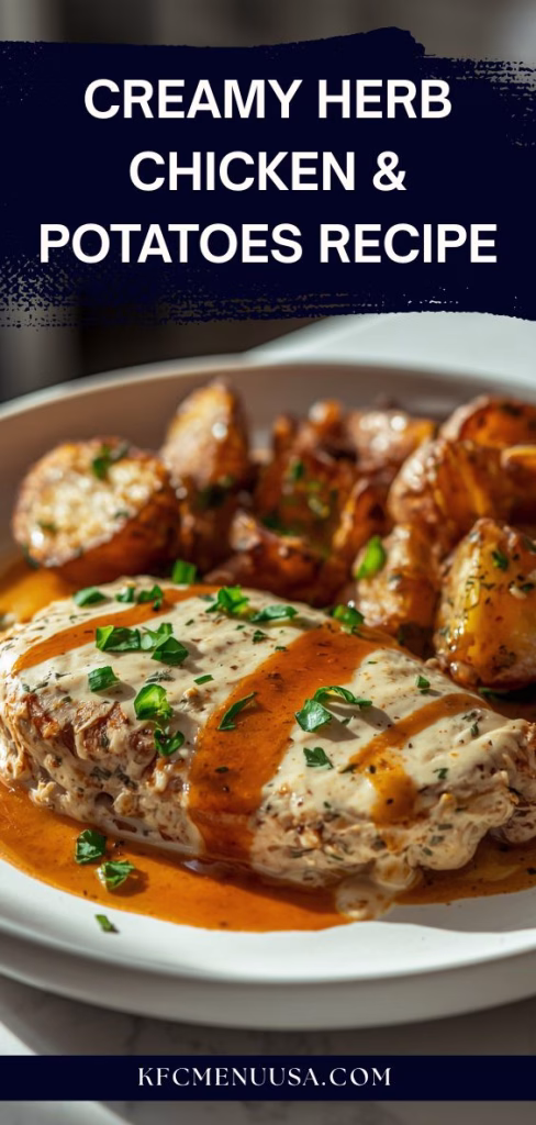 Creamy Herb Chicken & Potatoes Recipe