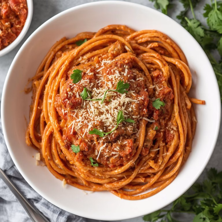 Creamy Roasted Red Pepper Pasta