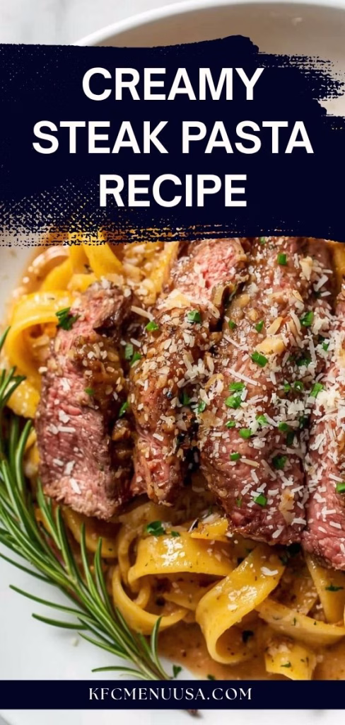 Creamy Steak Pasta Recipe