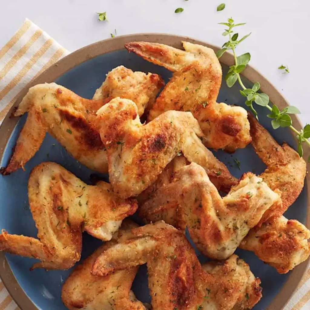 Crispy Buttermilk Fried Wings with Ranch