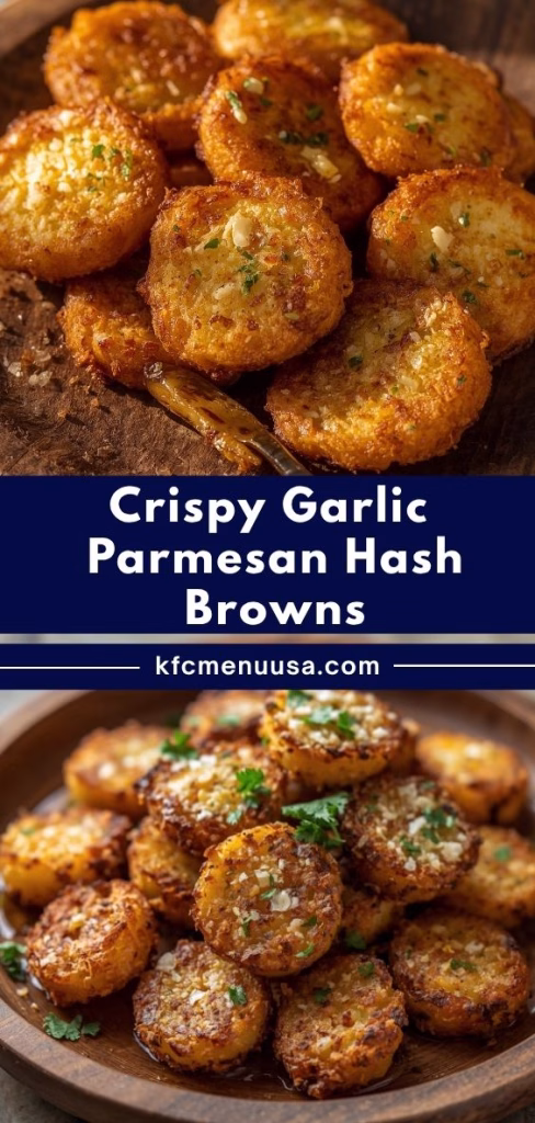 Crispy Garlic Parmesan Hash Browns 