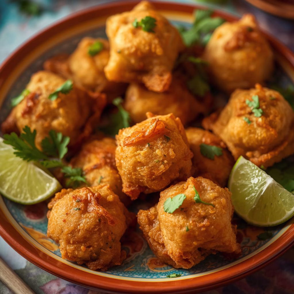 Crispy Jalapeño Corn Wontons Recipe