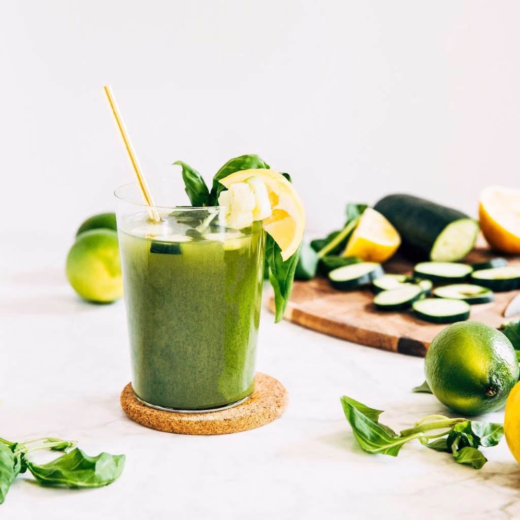 Cucumber Basil Sparkling Refresher