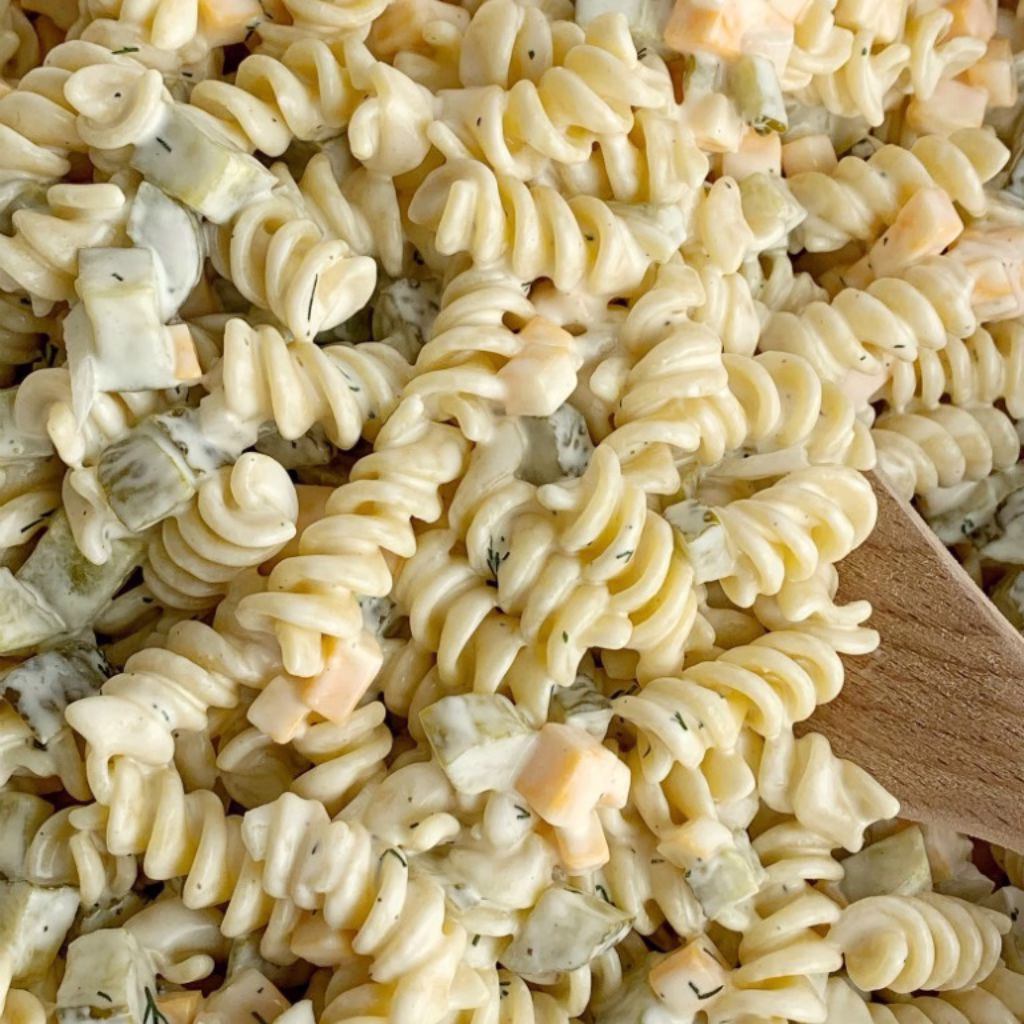 Dill Pickle Pasta Salad