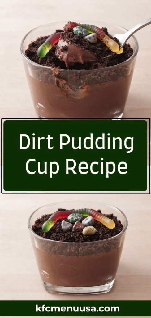 Dirt Pudding Cup Recipe