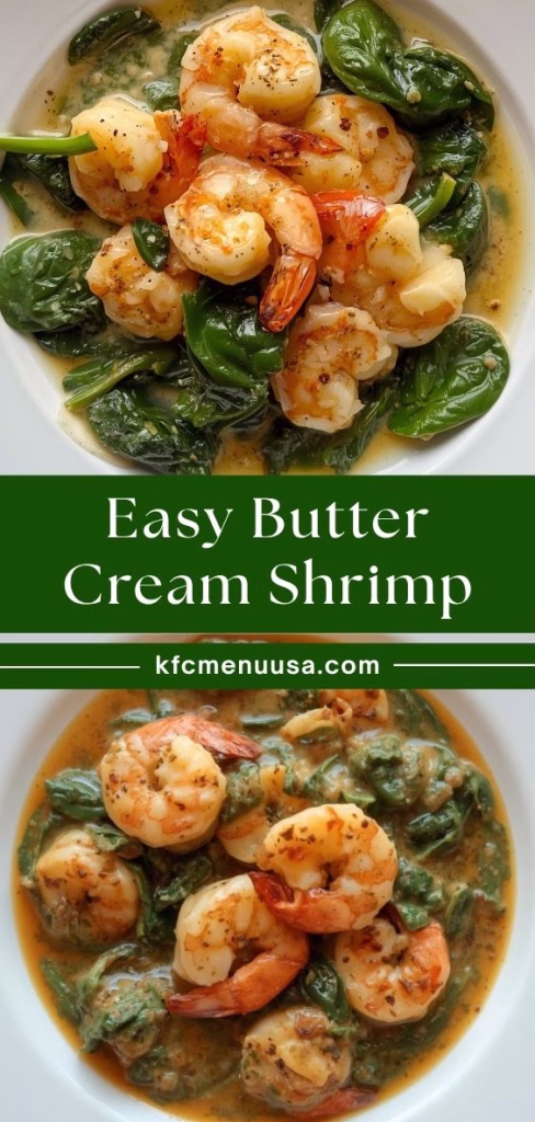 Easy Butter Cream Shrimp Recipe
