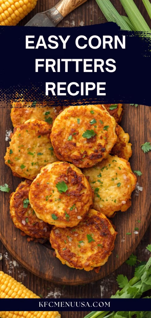 Easy Corn Fritters Recipe
