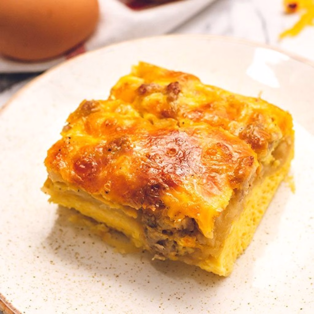 Easy Crescent Roll Breakfast Casserole With Sausage