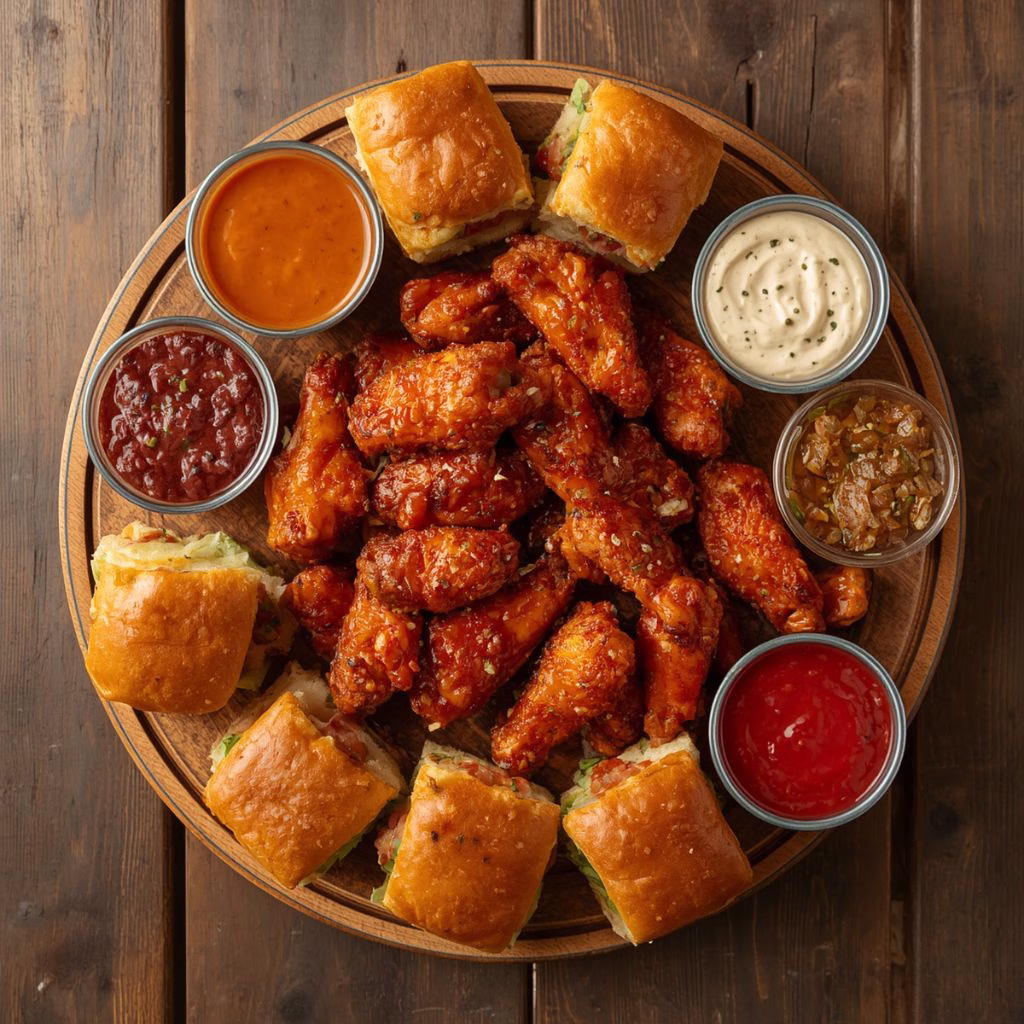 Easy Loaded Wings and Slider Platter