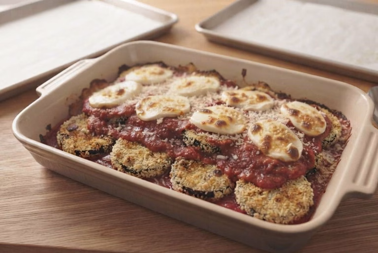 Baked Eggplant Parmesan Recipe