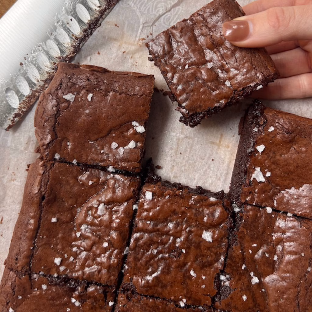 Espresso Dark Chocolate Brownies