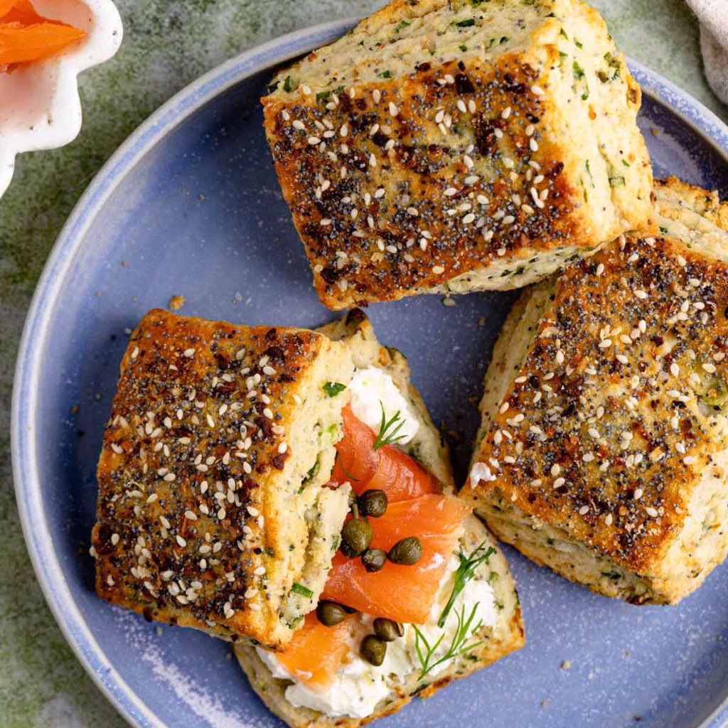 Everything Bagel Seasoning Scones