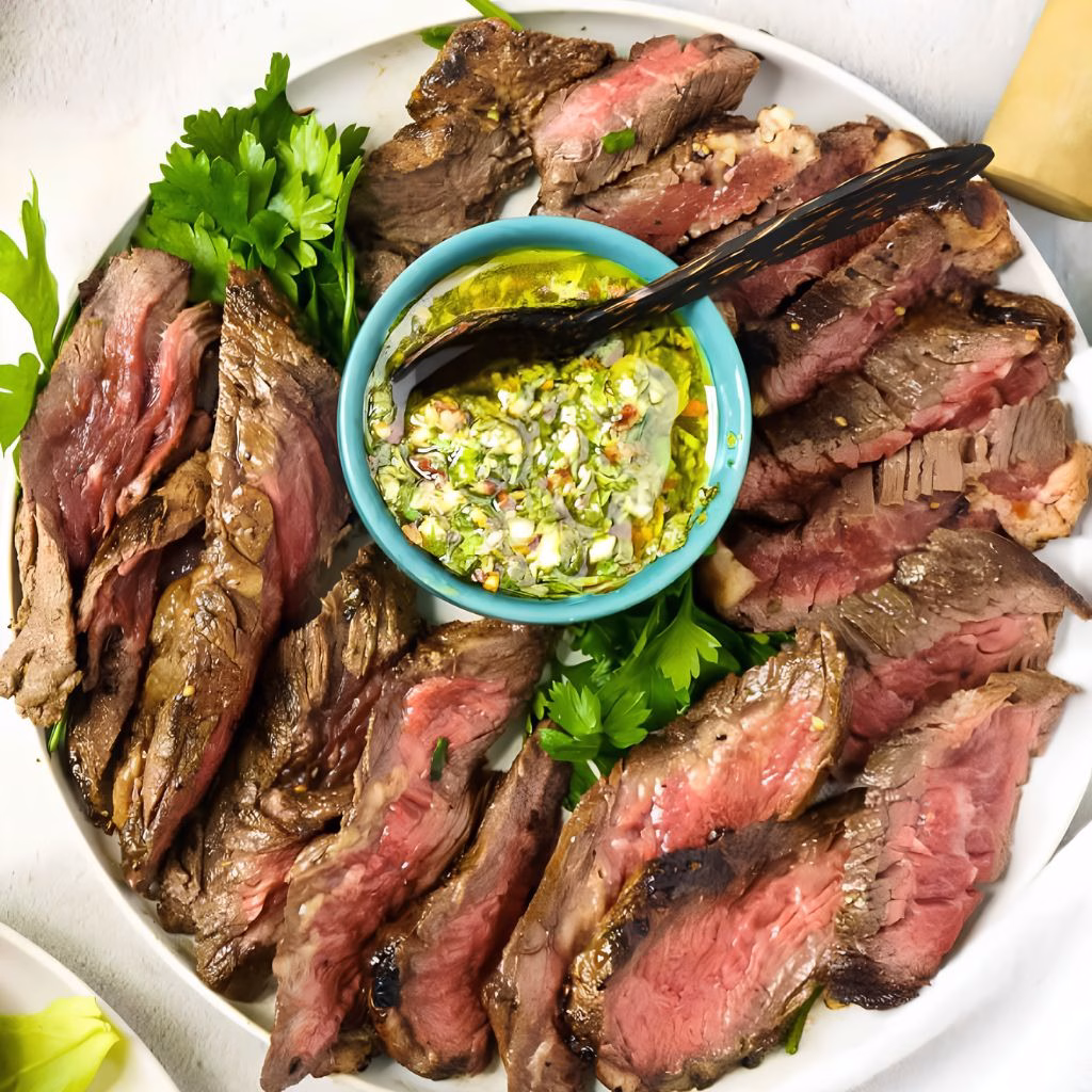 Flank Steak with Chimichurri Recipe