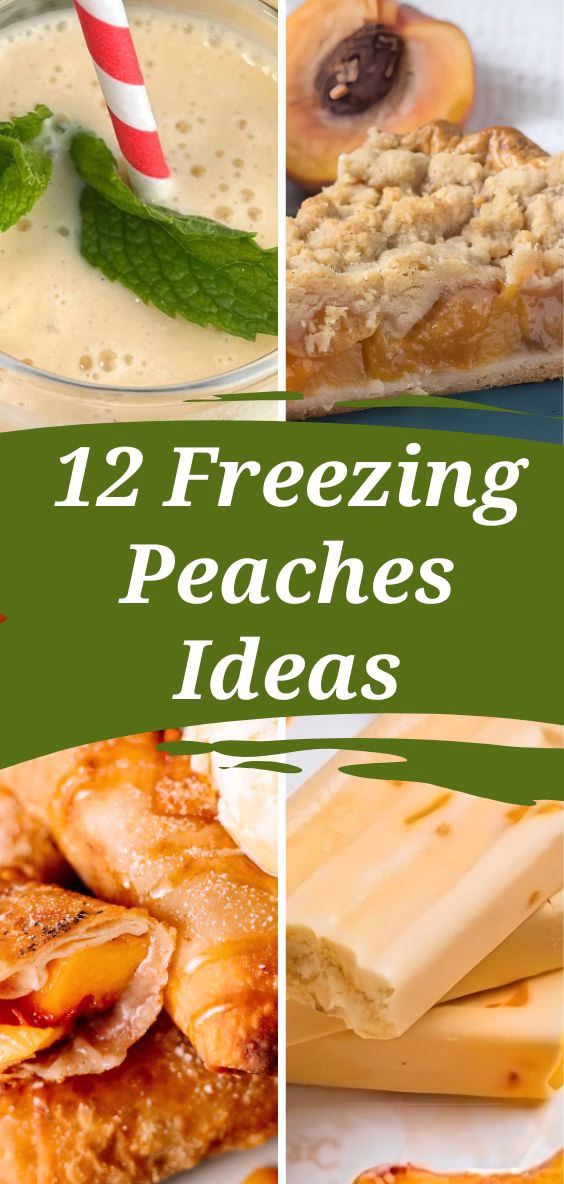 Freezing Peaches Ideas