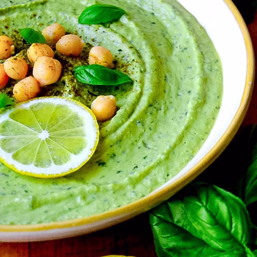 Fresh Basil Hummus