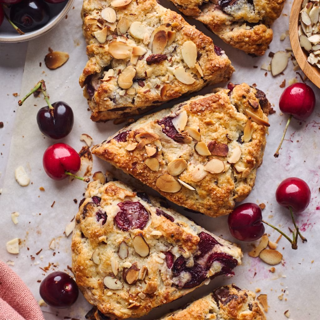 Fresh Cherry Scones
