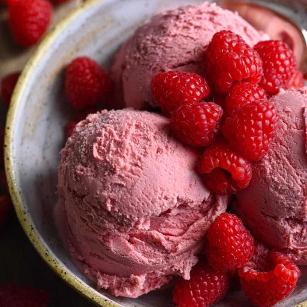 Frozen Raspberry Ice Cream