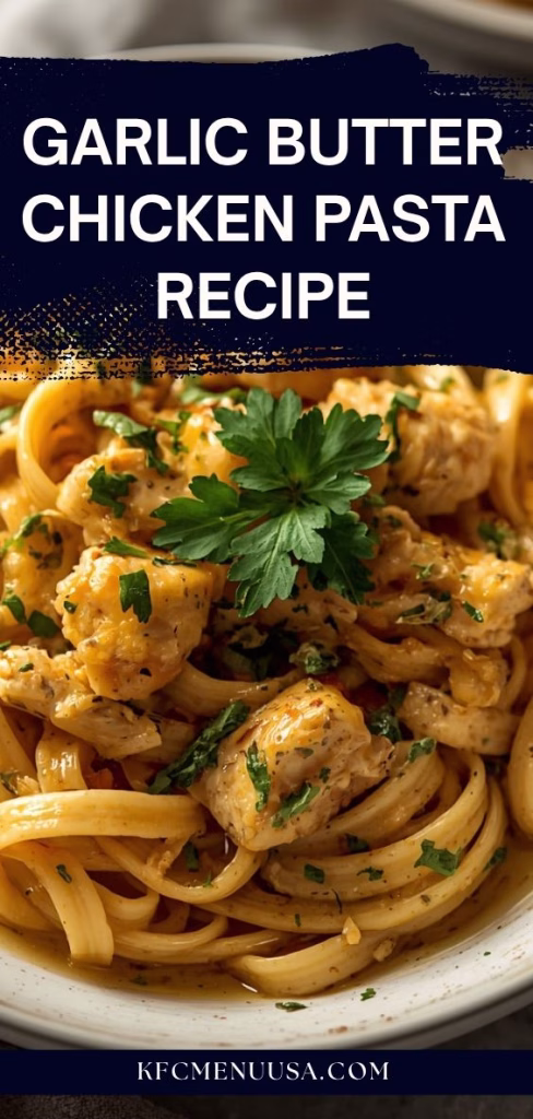 Garlic Butter Chicken Pasta Recipe