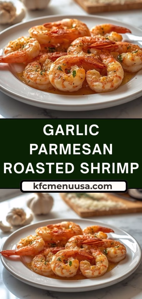 Garlic Parmesan Roasted Shrimp Recipe