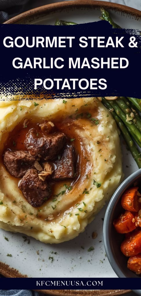 Gourmet Steak & Garlic Mashed Potatoes Recipe