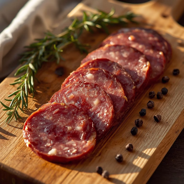 Grass Fed Smoked Beef Salami Recipe