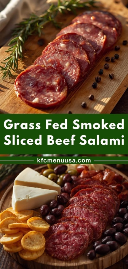 Grass Fed Smoked Beef Salami Recipe