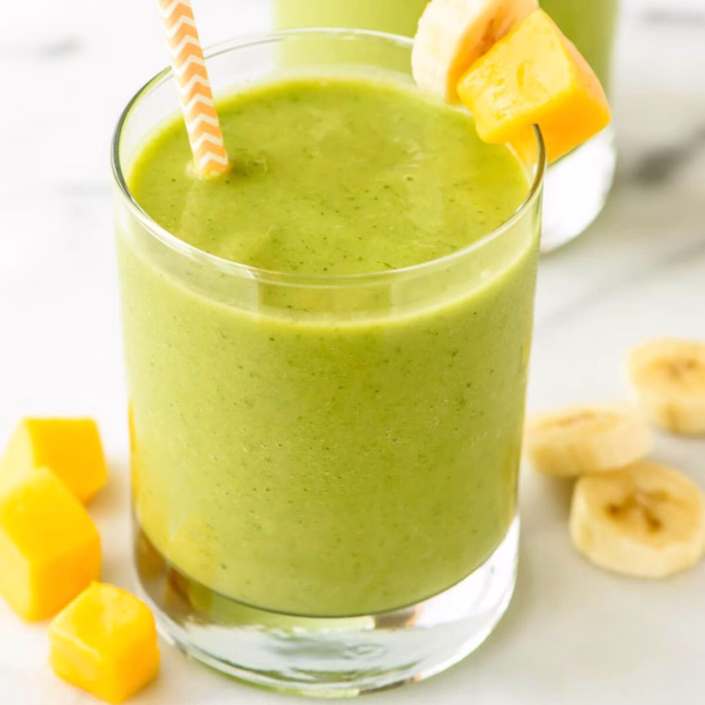 Green Mango Spinach Smoothie