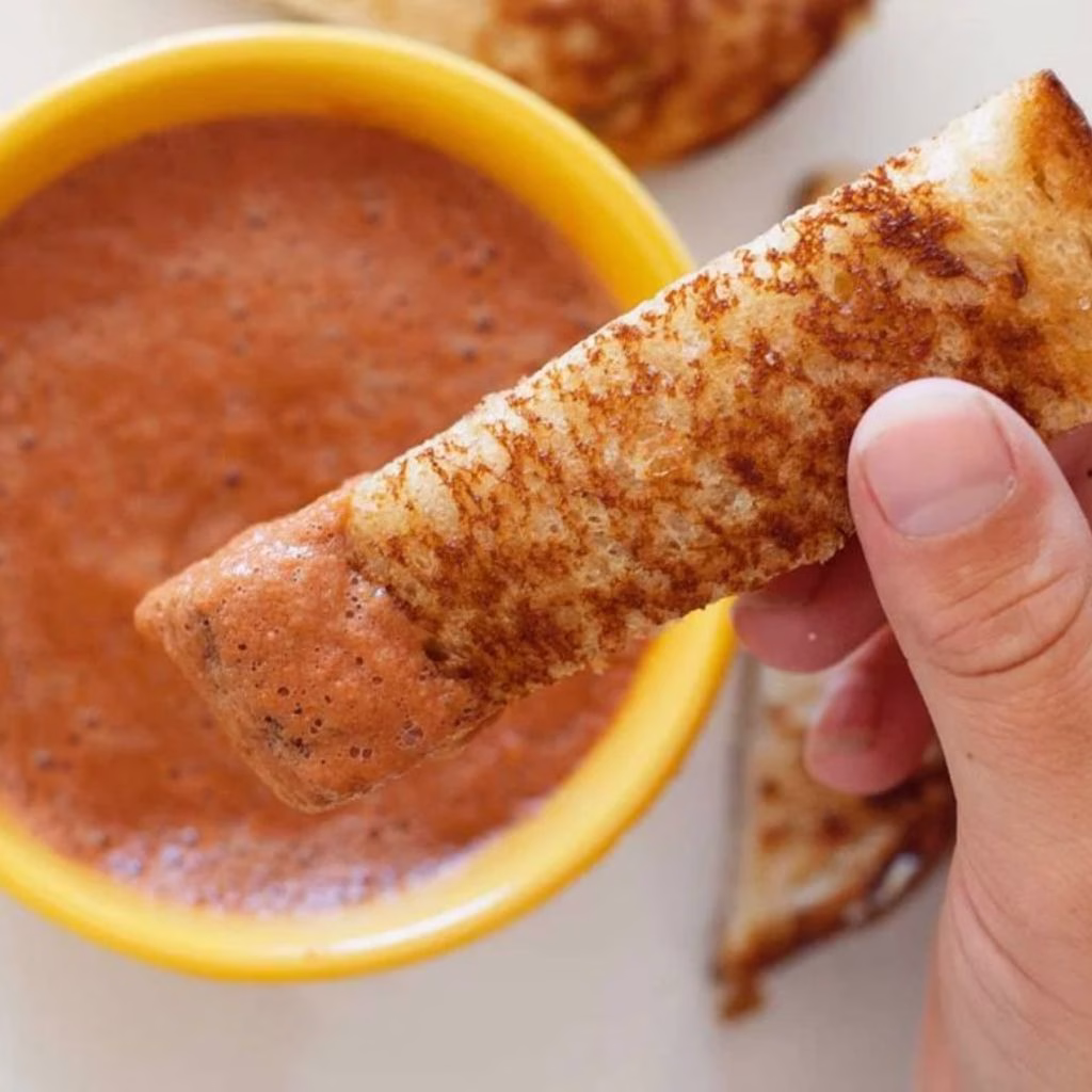 Grilled Cheese and Tomato Soup Dippers