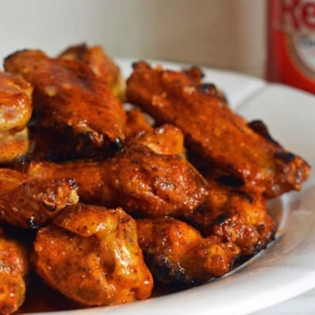 Grilled Chicken Wings with Buffalo Sauce
