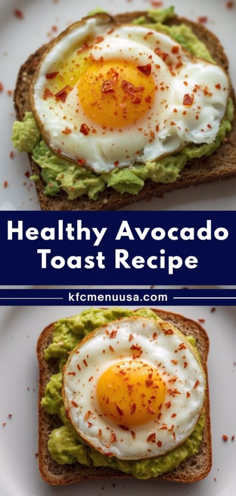 Healthy Avocado Toast Recip