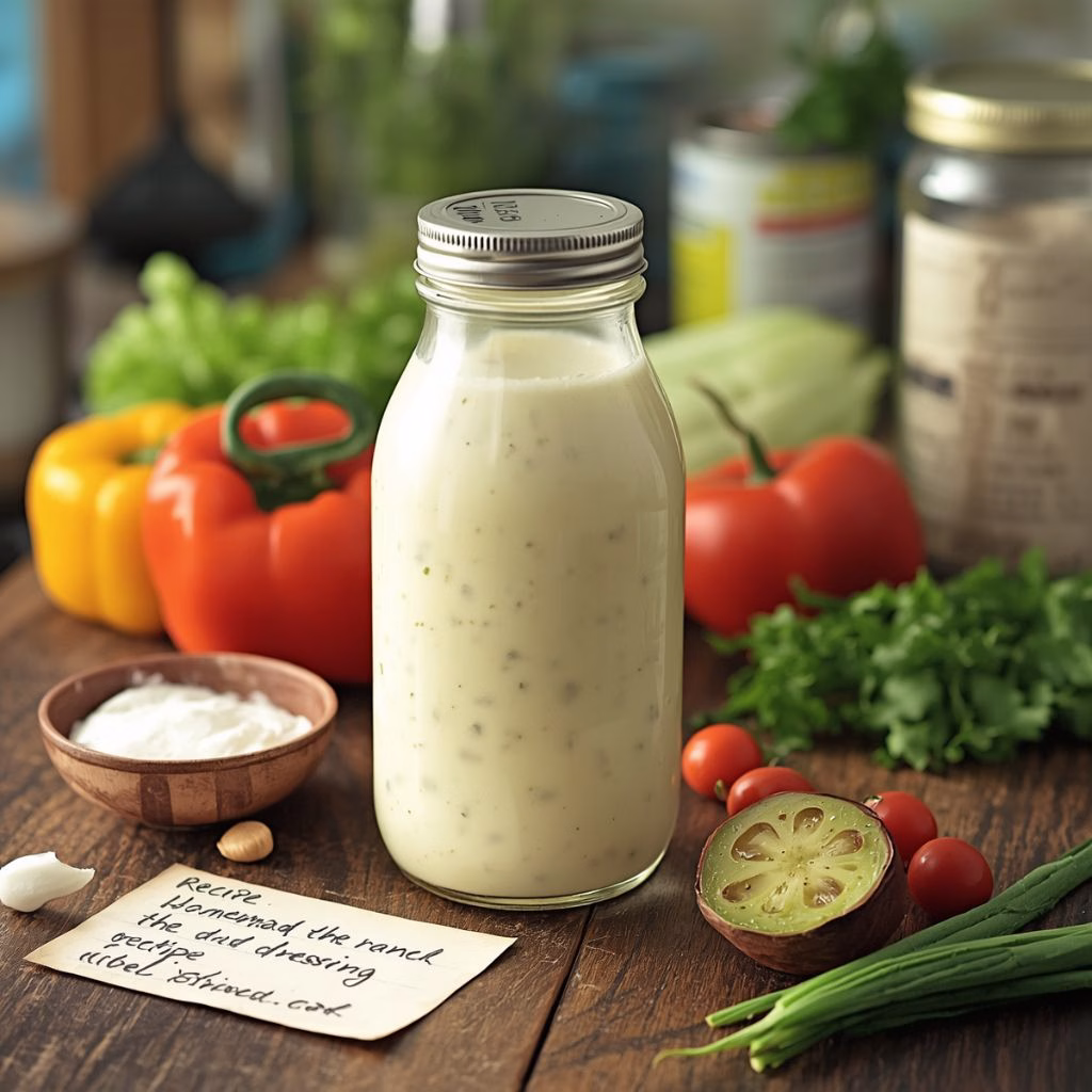 Homemade Ranch Dressing Recipe
