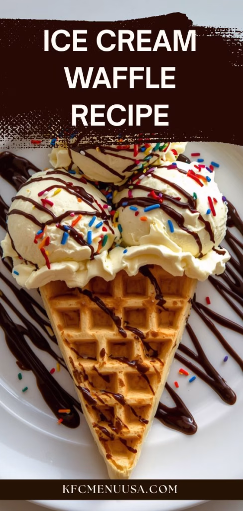 Ice Cream Waffle Recipe