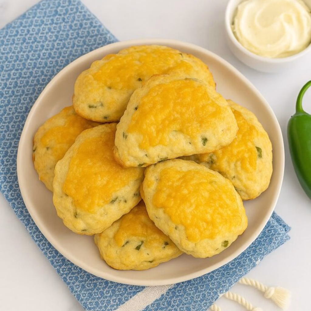 Jalapeño Cheddar Cornmeal Scones