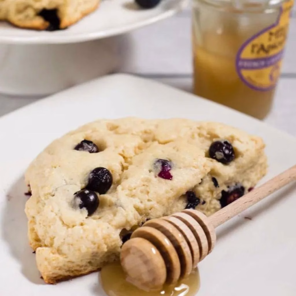 Lavender Honey Blueberry Scones