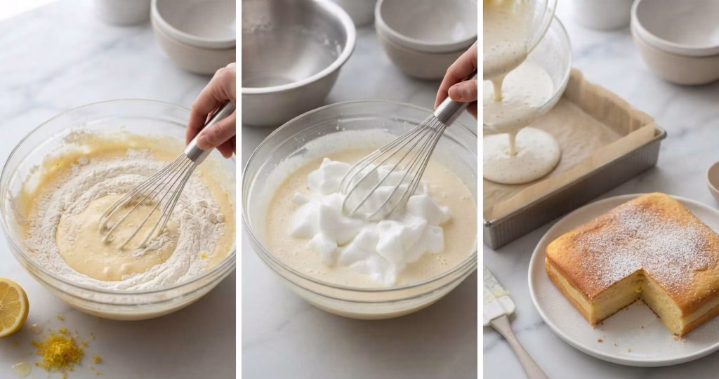 Lemon Custard Cake Recipe