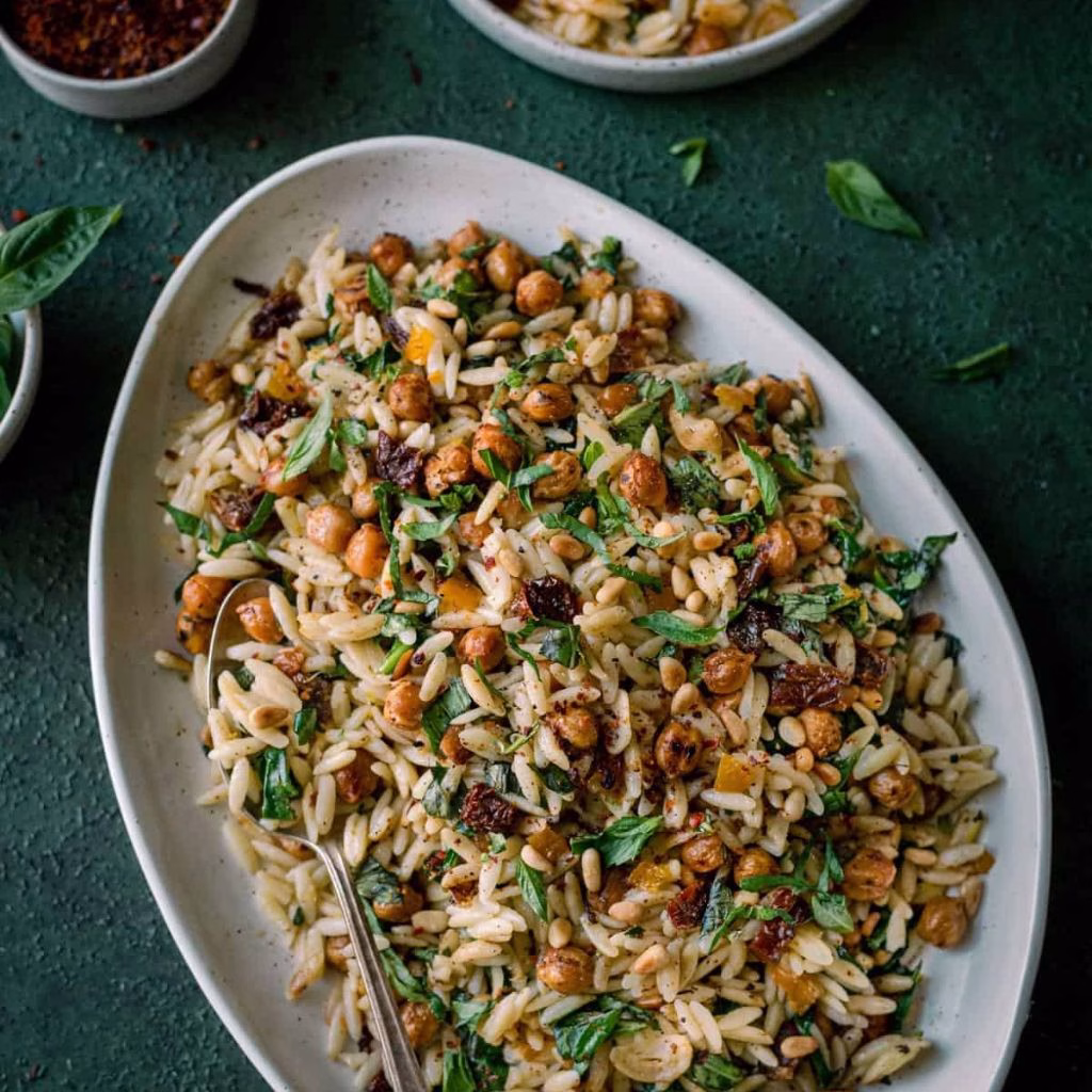 Lemon Orzo Pasta Salad