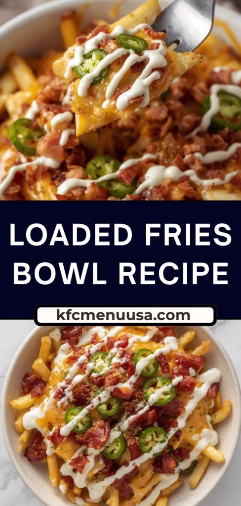 Loaded Fries Bowl Recipe