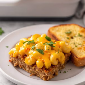 Mac and Cheese Meatloaf Casserole Recipe