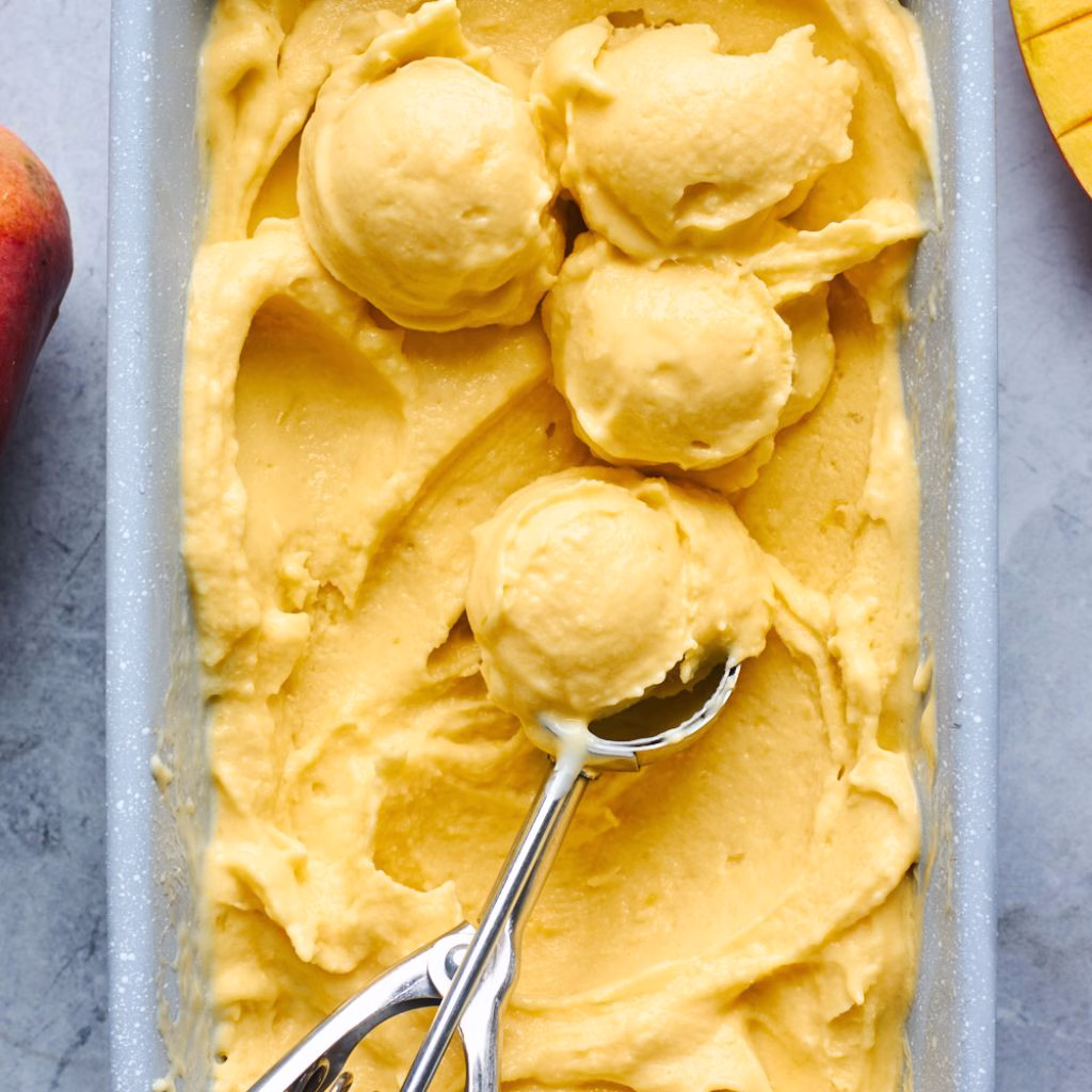Mango Coconut Ice Cream Recipe