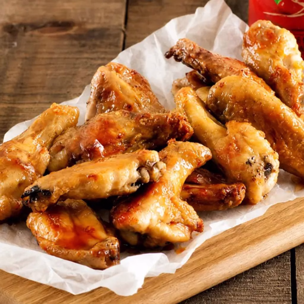 Maple-Sriracha Wings with Toasted Sesame