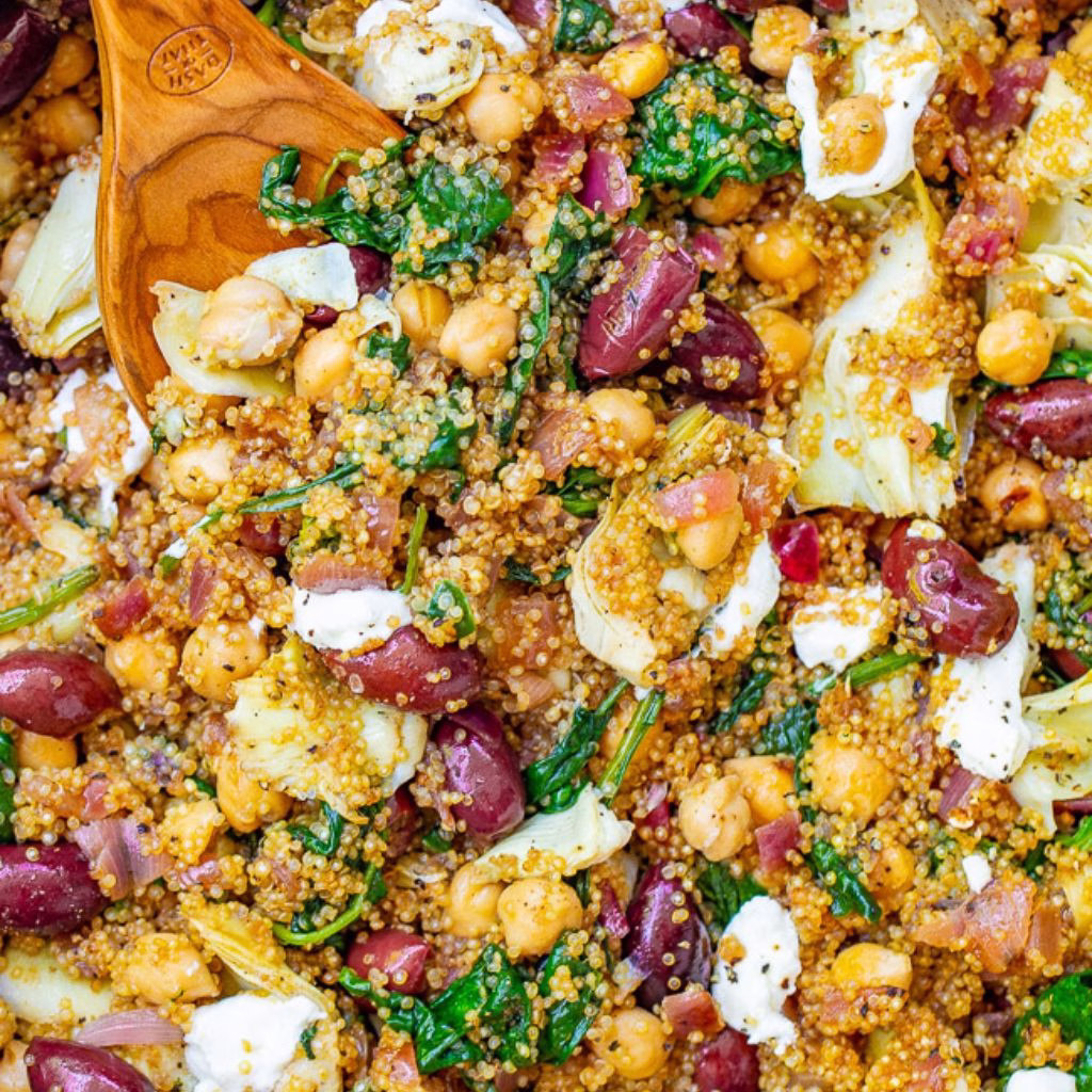 Mediterranean Quinoa and Chickpea Salad
