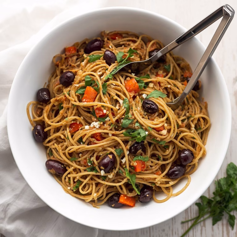 Mediterranean Spaghetti Recipe