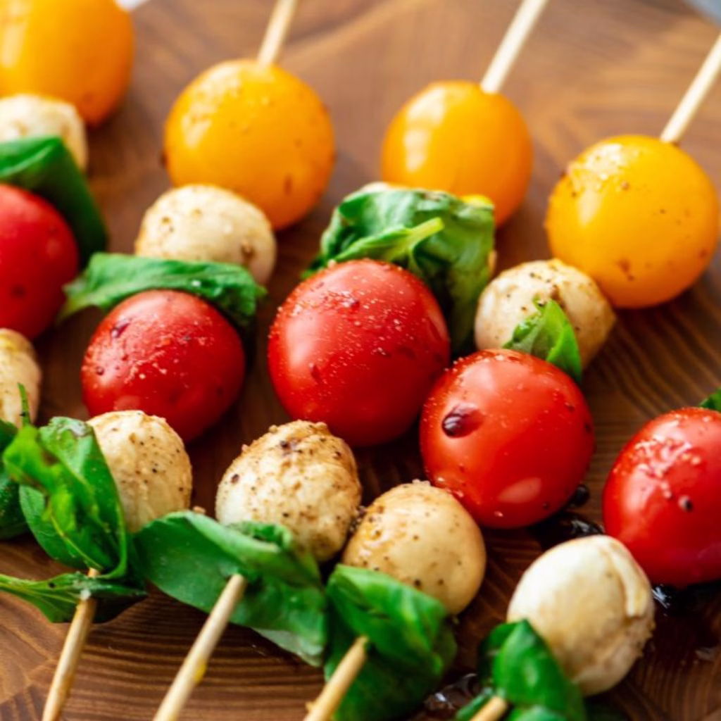 Mini Caprese Skewers