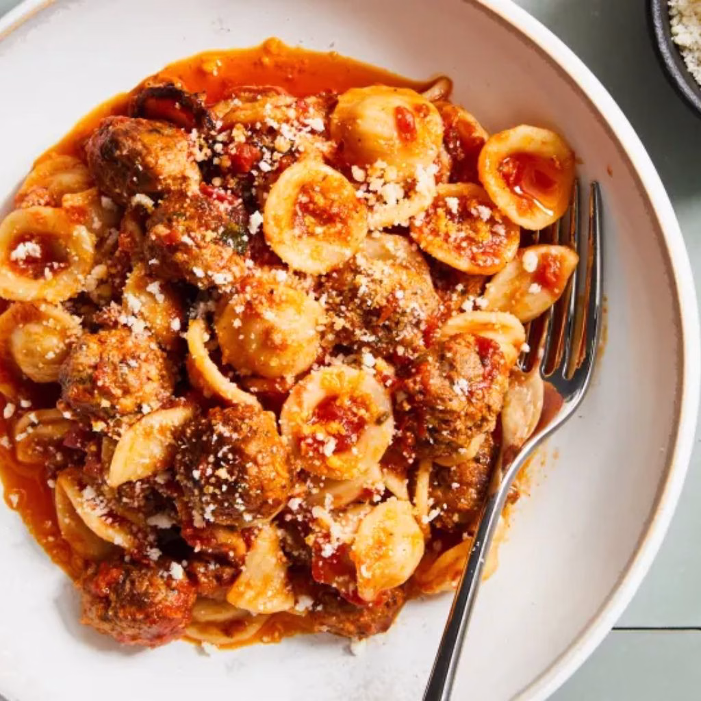 Mini Meatball Pasta Bowls