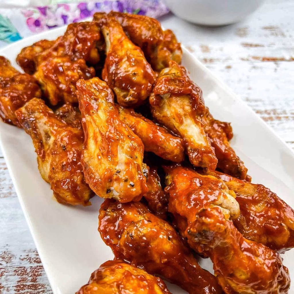 Ninja Woodfire Grill Smoky Wings with Jack Daniel's BBQ Sauce