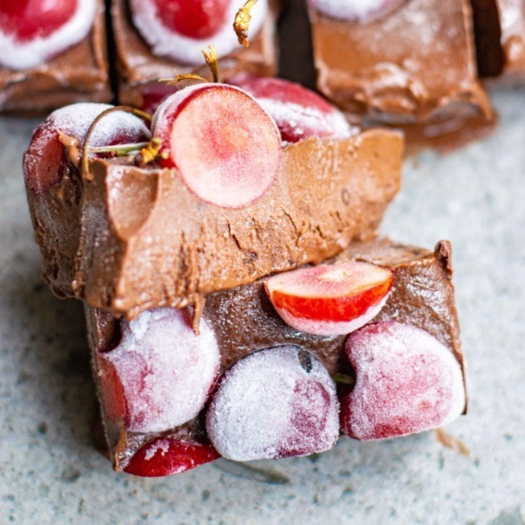 No-Bake Chocolate Cherry Fudge