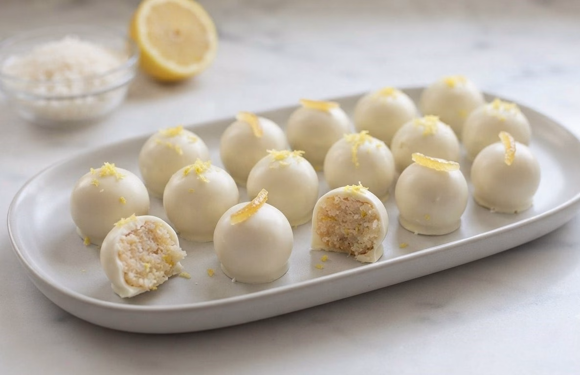 No-Bake Lemon Truffles Recipe